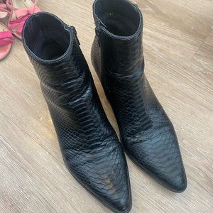 Free People Snakeskin Boots
